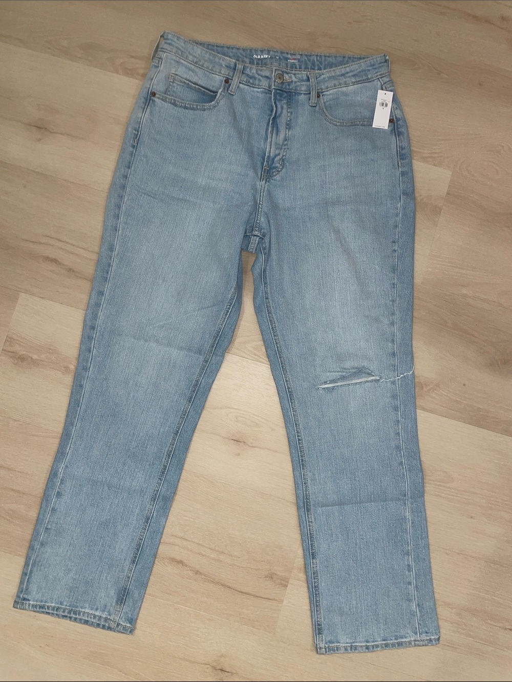 Old Navy Light Blue Straight Leg Women's Jeans
